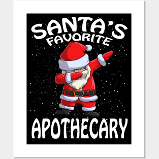 Santas Favorite Apothecary Christmas Posters and Art